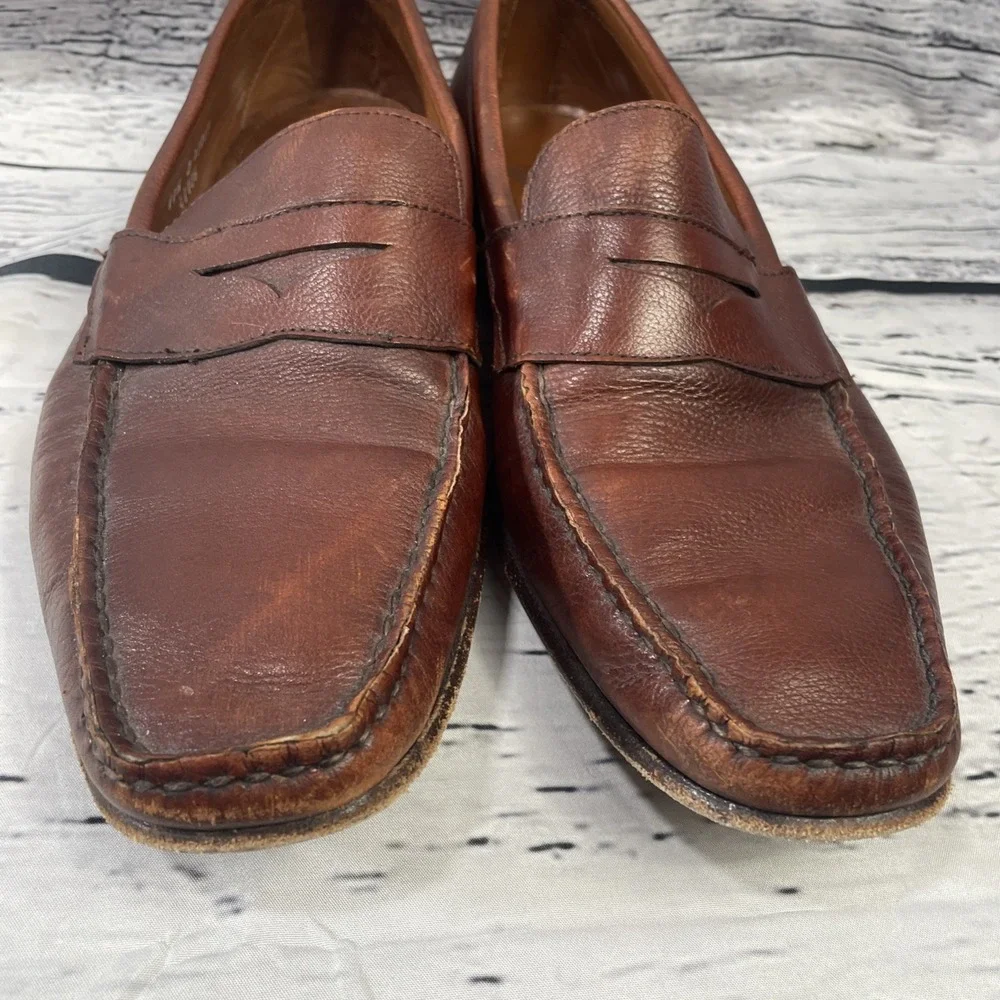 Allen‎ Edmonds Vincent Penny Loafer Dress Shoe Leather 11.5 D Made In USA